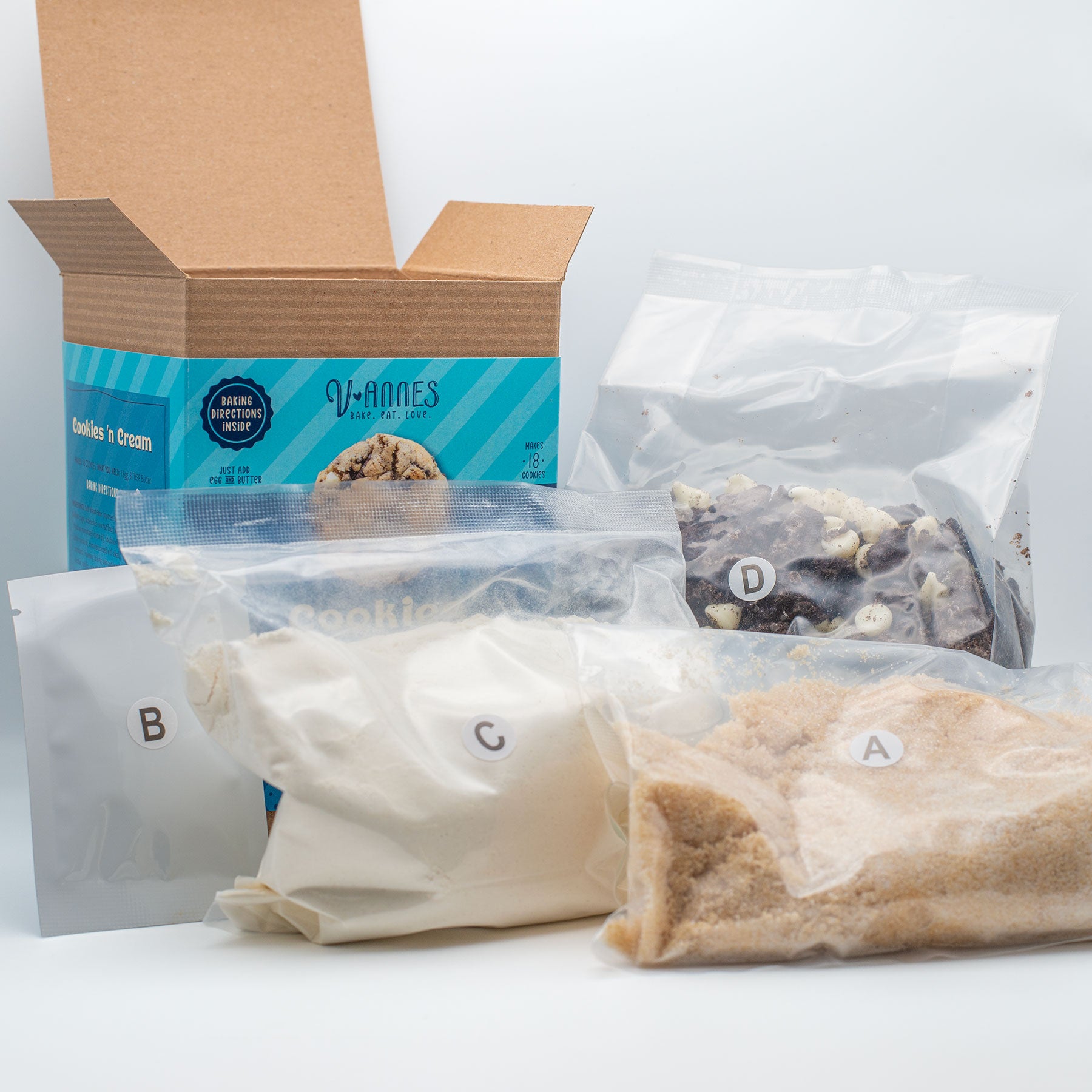 Cookies 'n Cream mix with ingredients