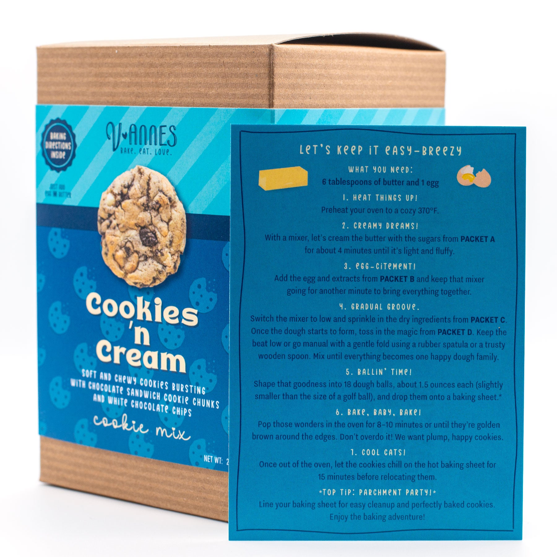 Cookies 'n Cream Cookie Mix – V-Annes